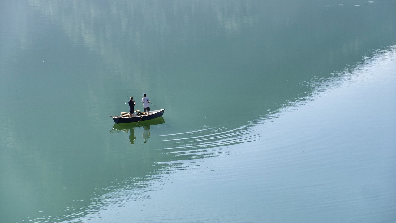 angler  lake  water free photo