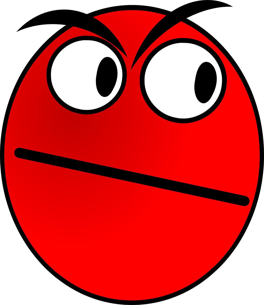 angry smiley face icon free photo