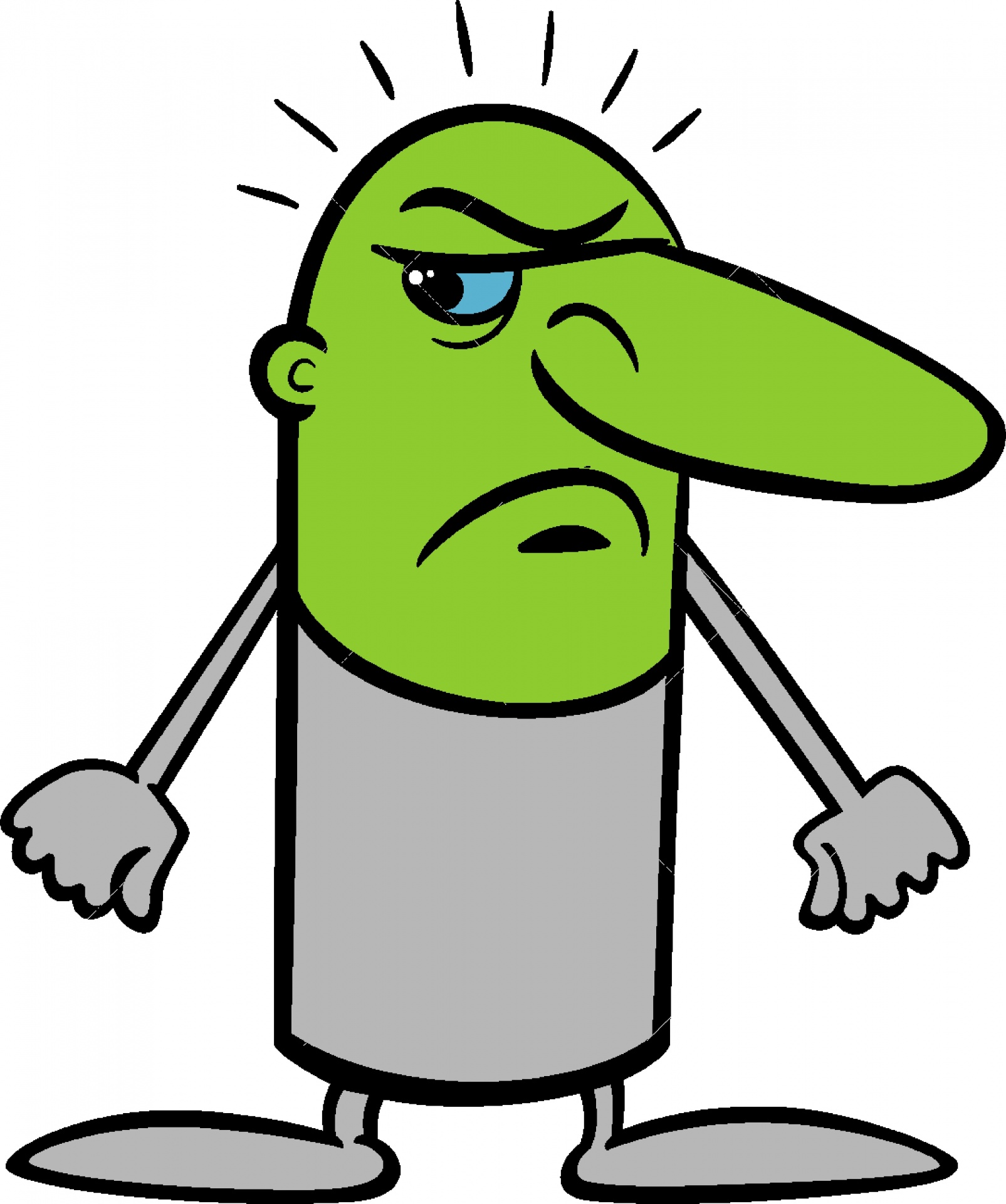 Download free photo of Angry,stick,man,cartoon,doodle - from 