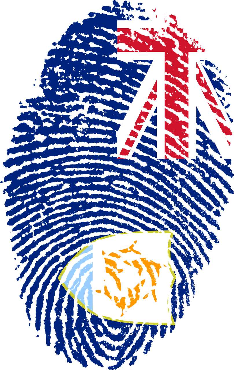 anguilla flag fingerprint free photo