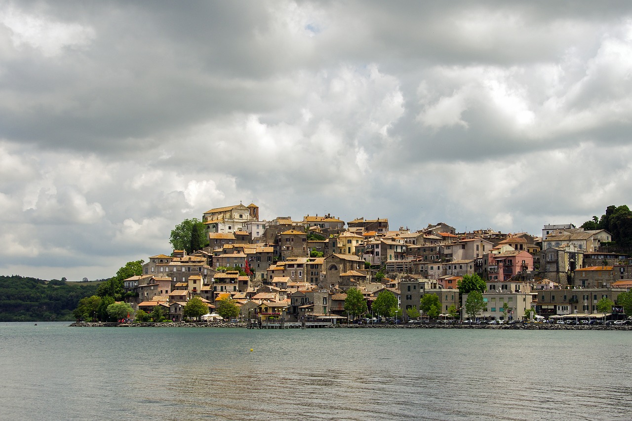 anguillara lake bracciano rome free photo