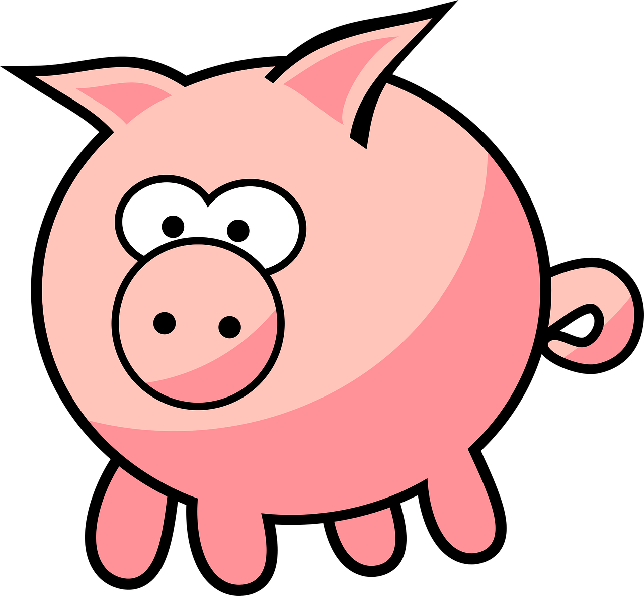 Download free photo of Animal,cartoon,farm,farm animal,oink - from  