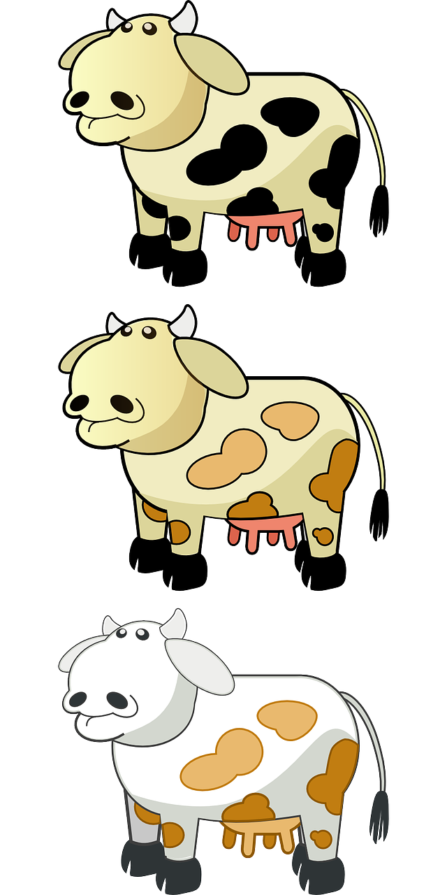 animal cartoon cow free photo