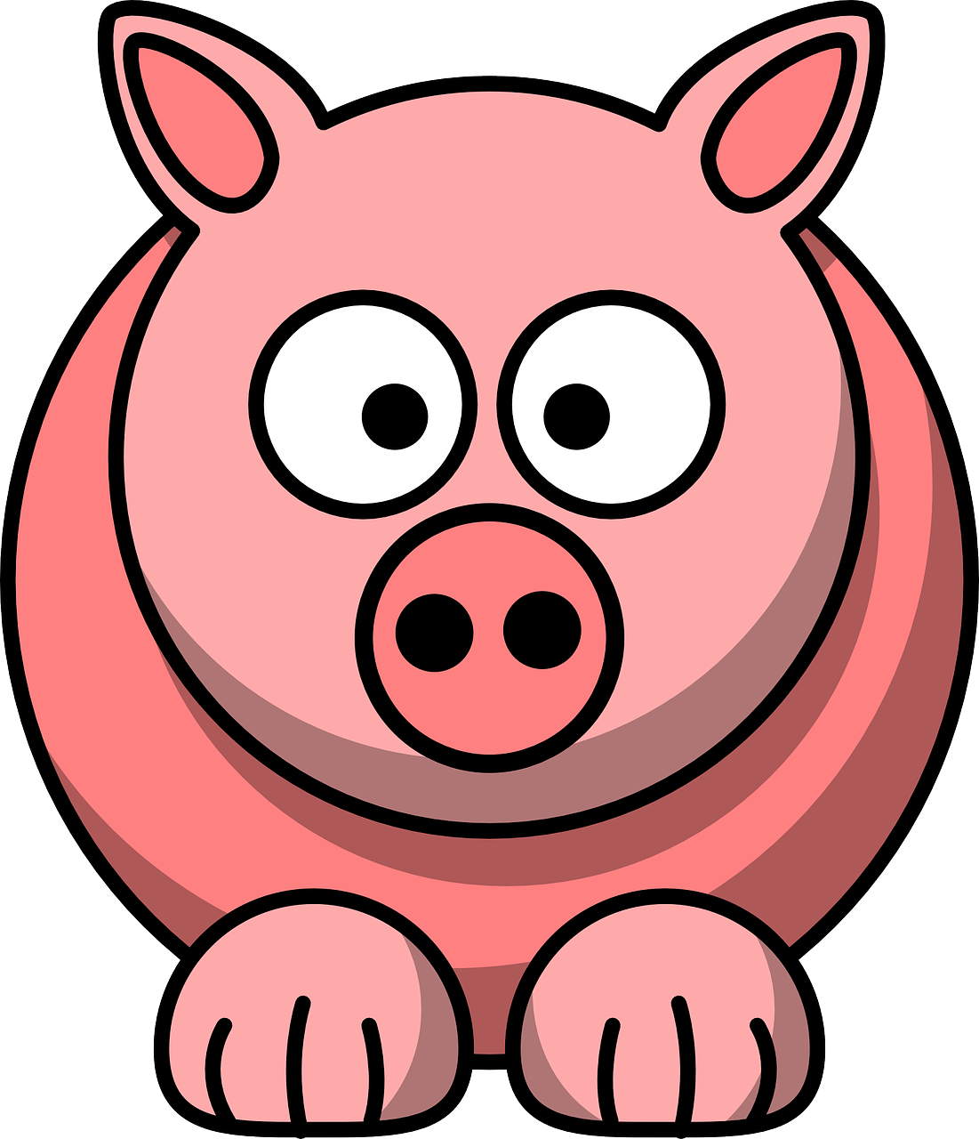 animal pig pink free photo
