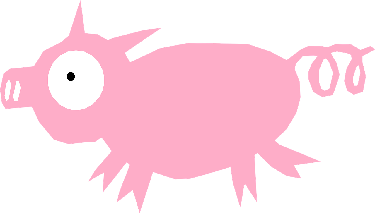 animal cartoon pig free photo