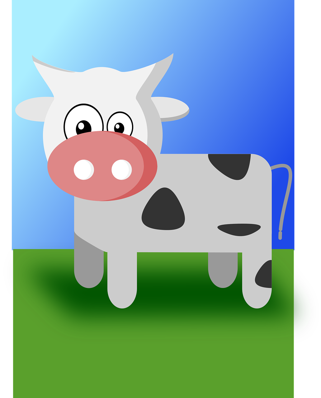 animals cartoon cow free photo