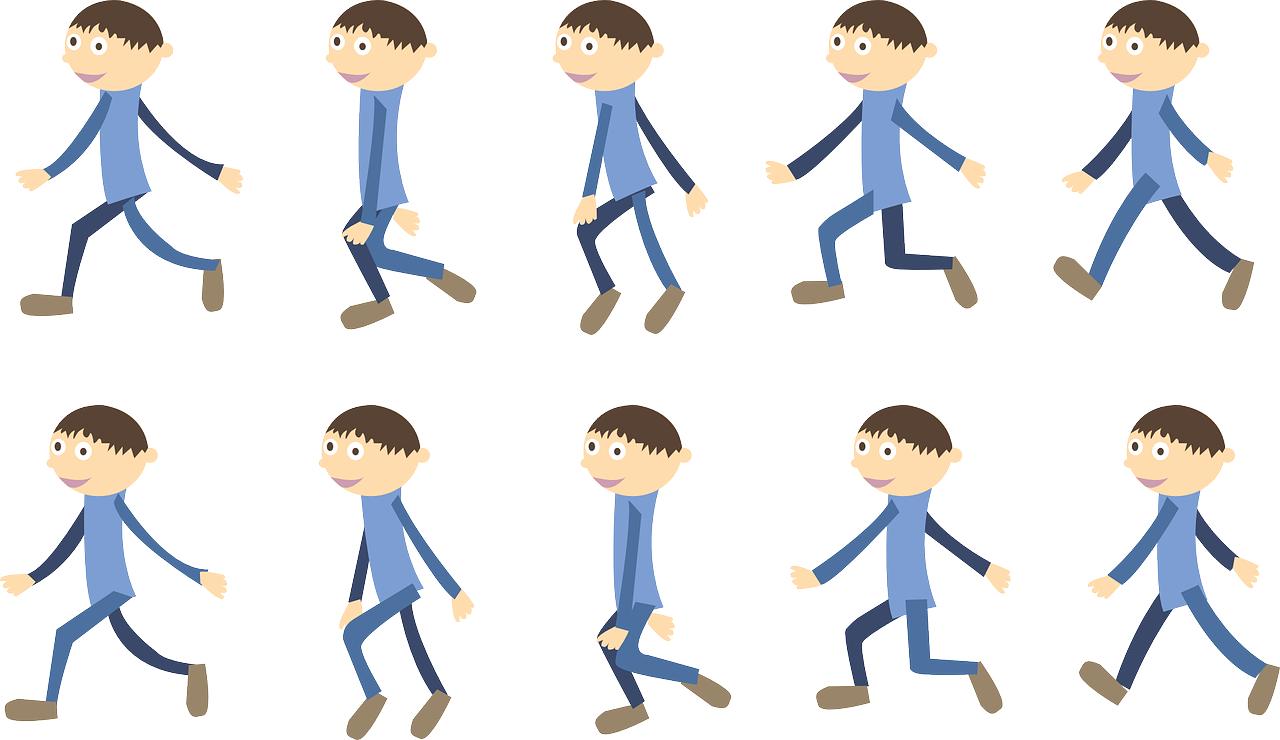 Download free photo of Animation,boy,child,motion,movement - from  