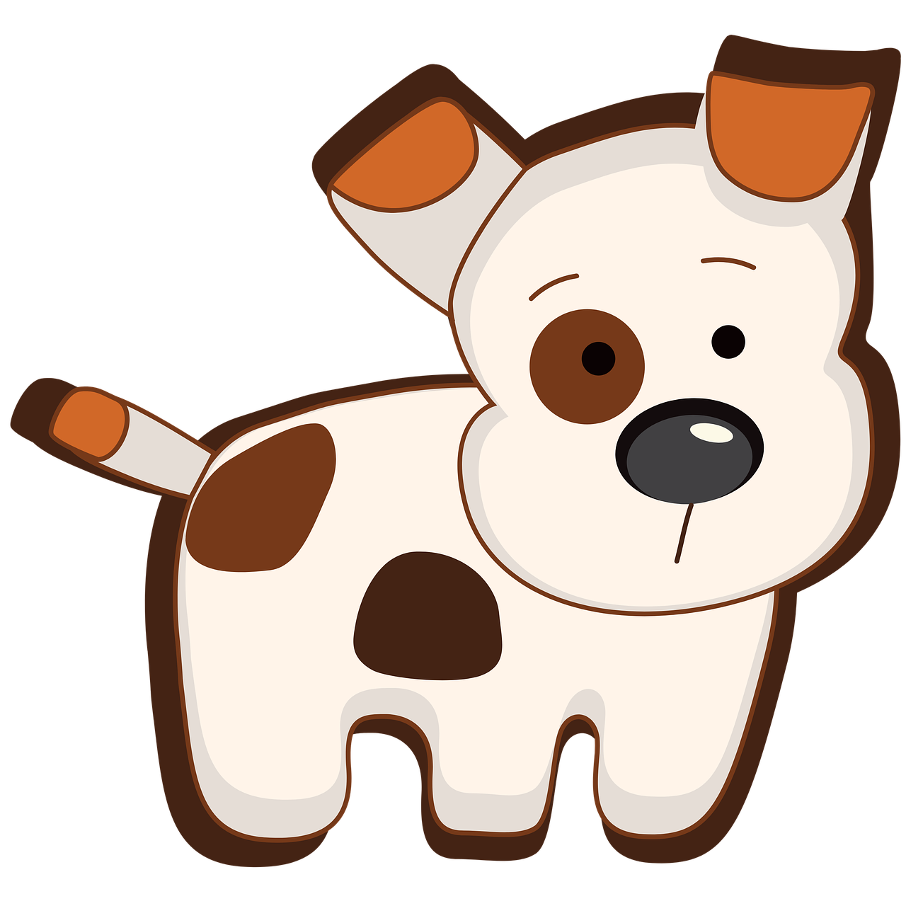 animation  dog  cute free photo