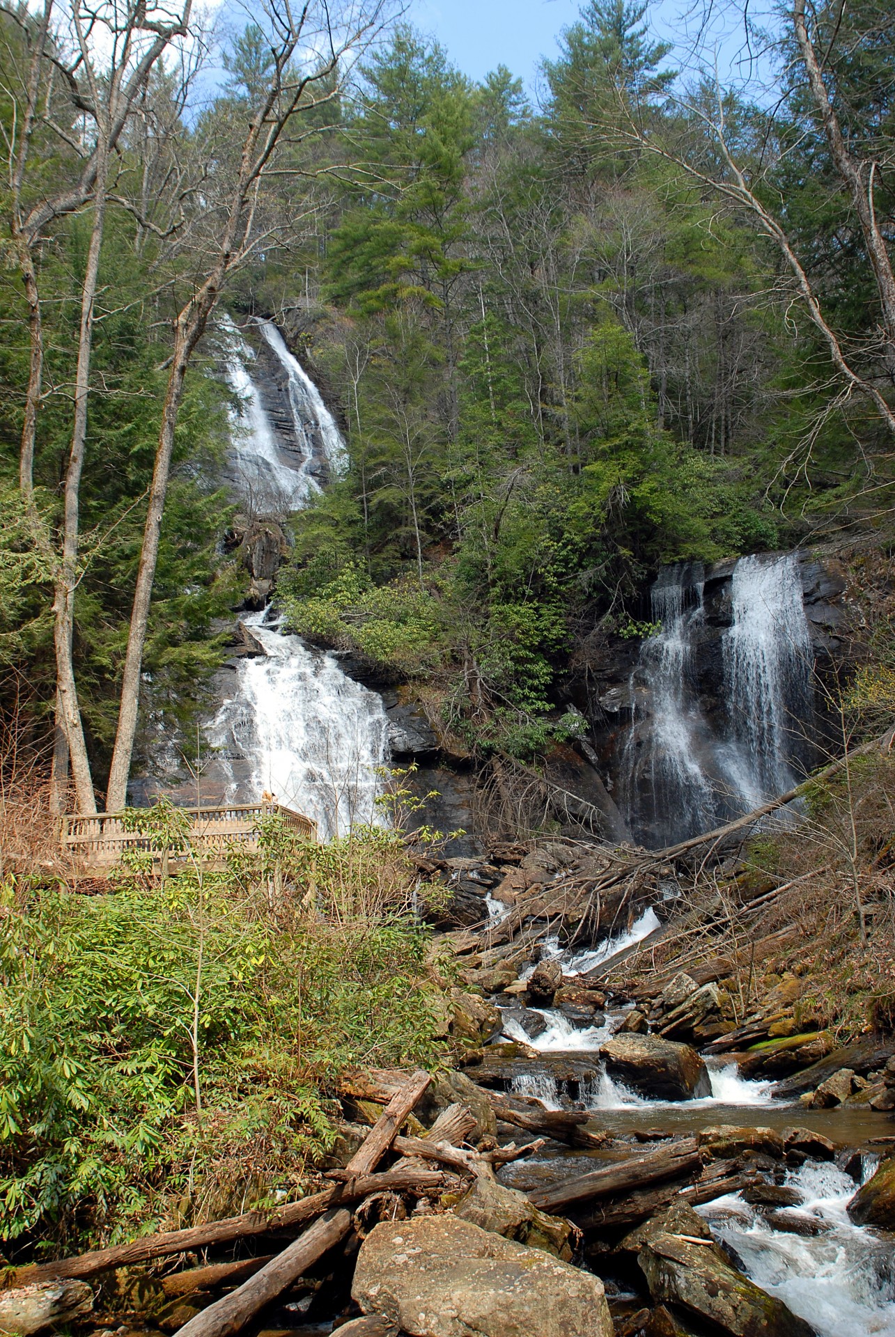 anna ruby waterfalls georgia free photo