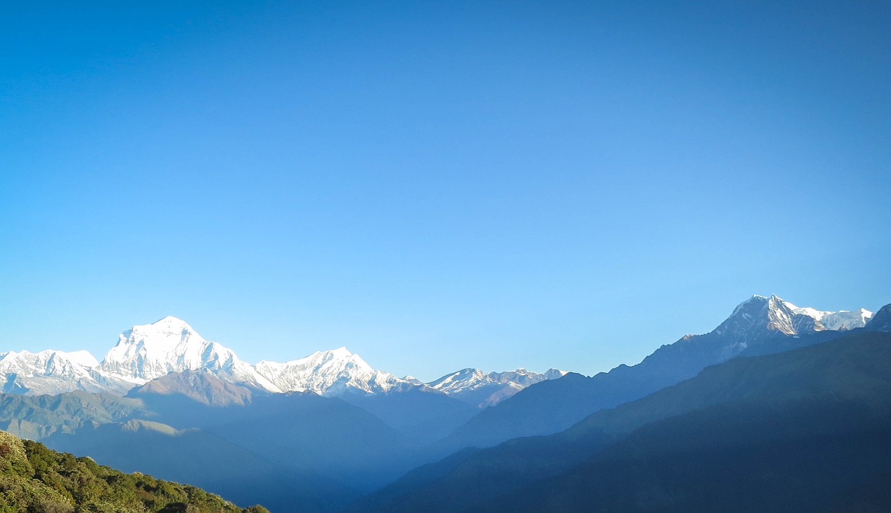 annapurna mountain range nepal mountains free photo
