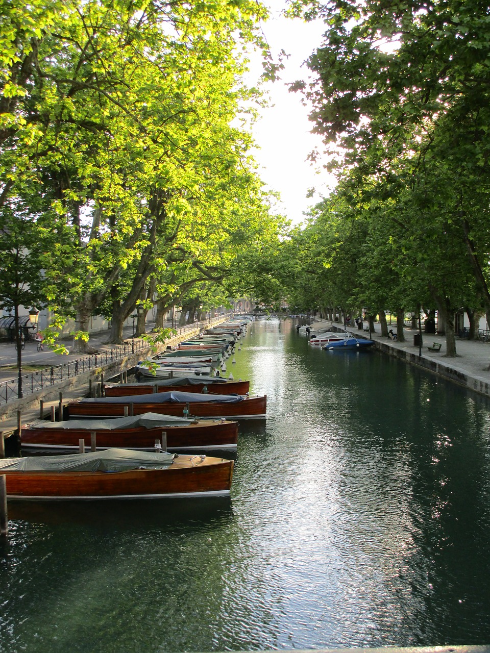 annecy river lake free photo