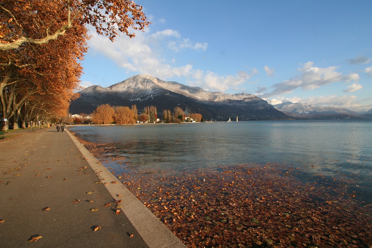 annecy lake annecy water's edge free photo