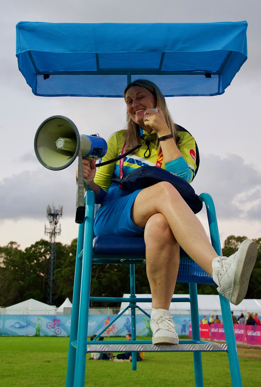 announcer  loudspeaker  young free photo
