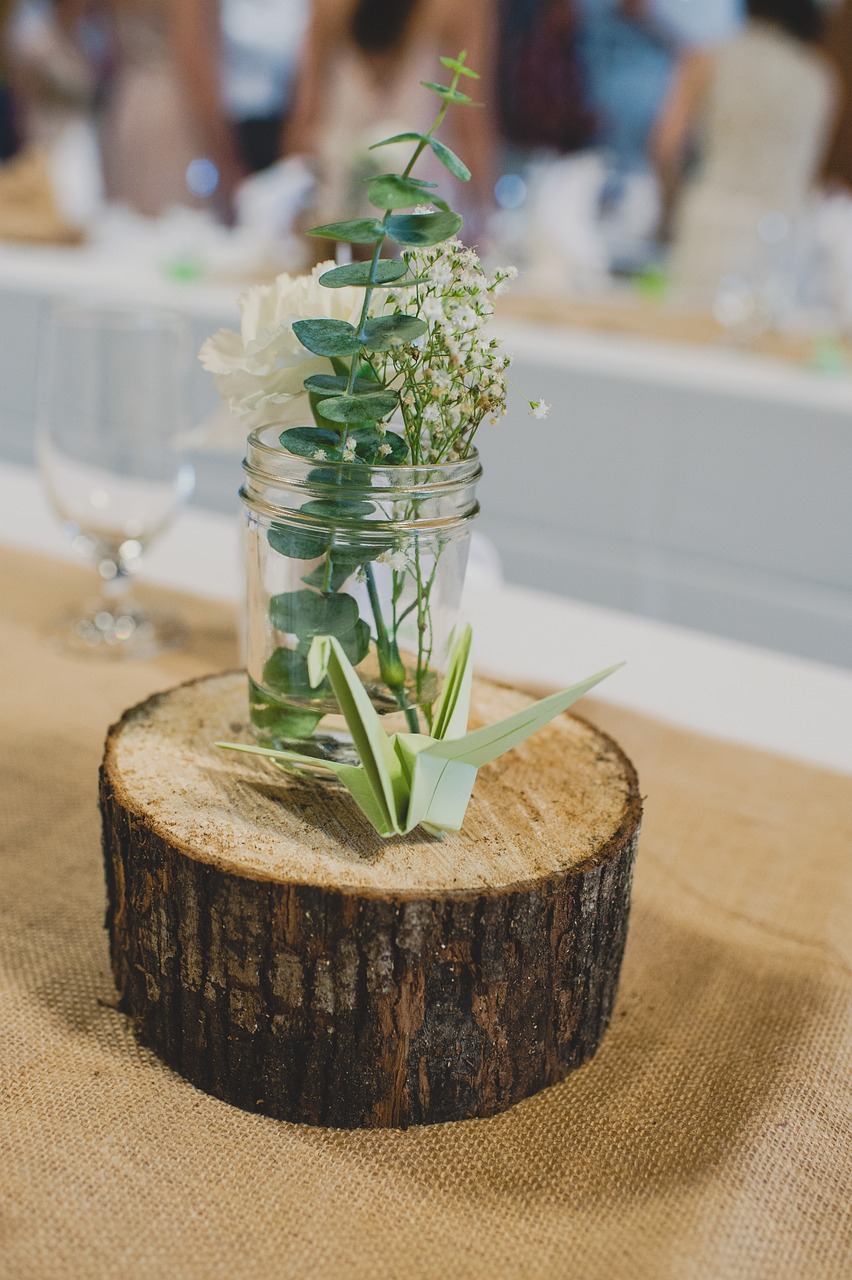 another picture of the flower wedding table free photo