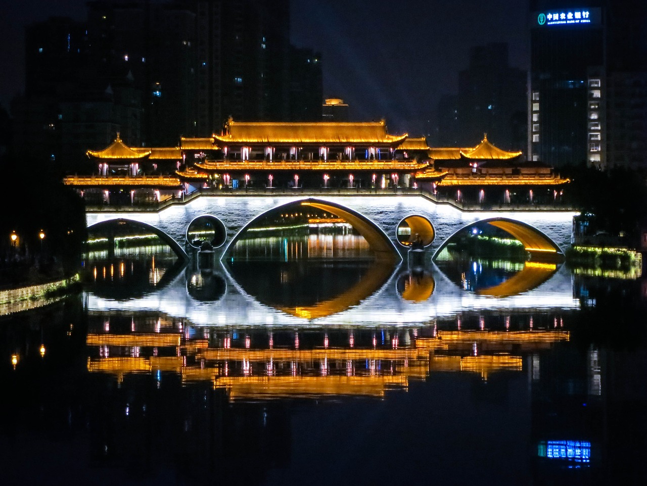 anshun bridge chengdu china free photo