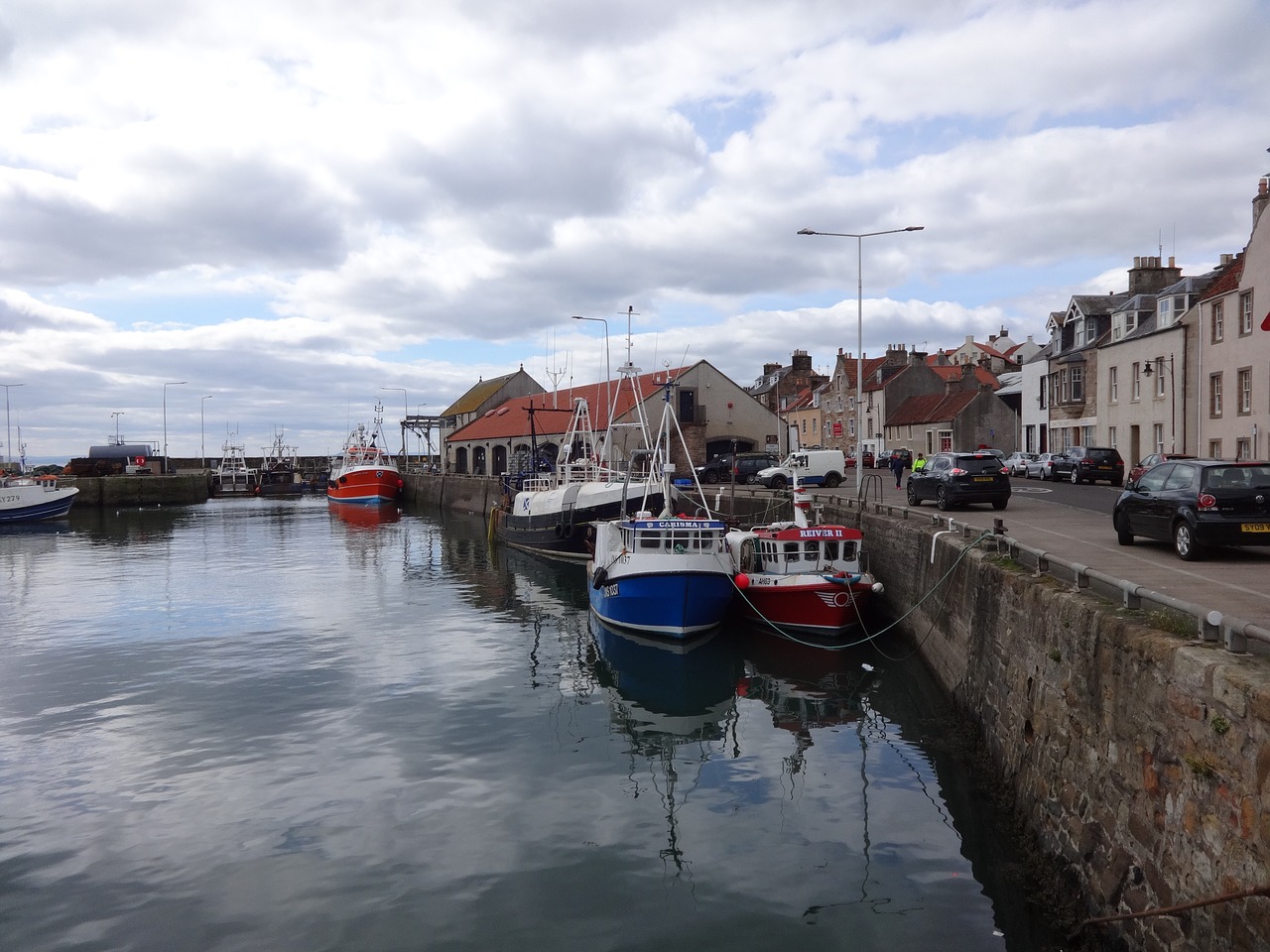 anstruther boat harbor free photo