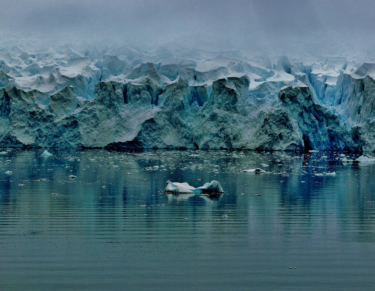 antarctica glacier sea free photo
