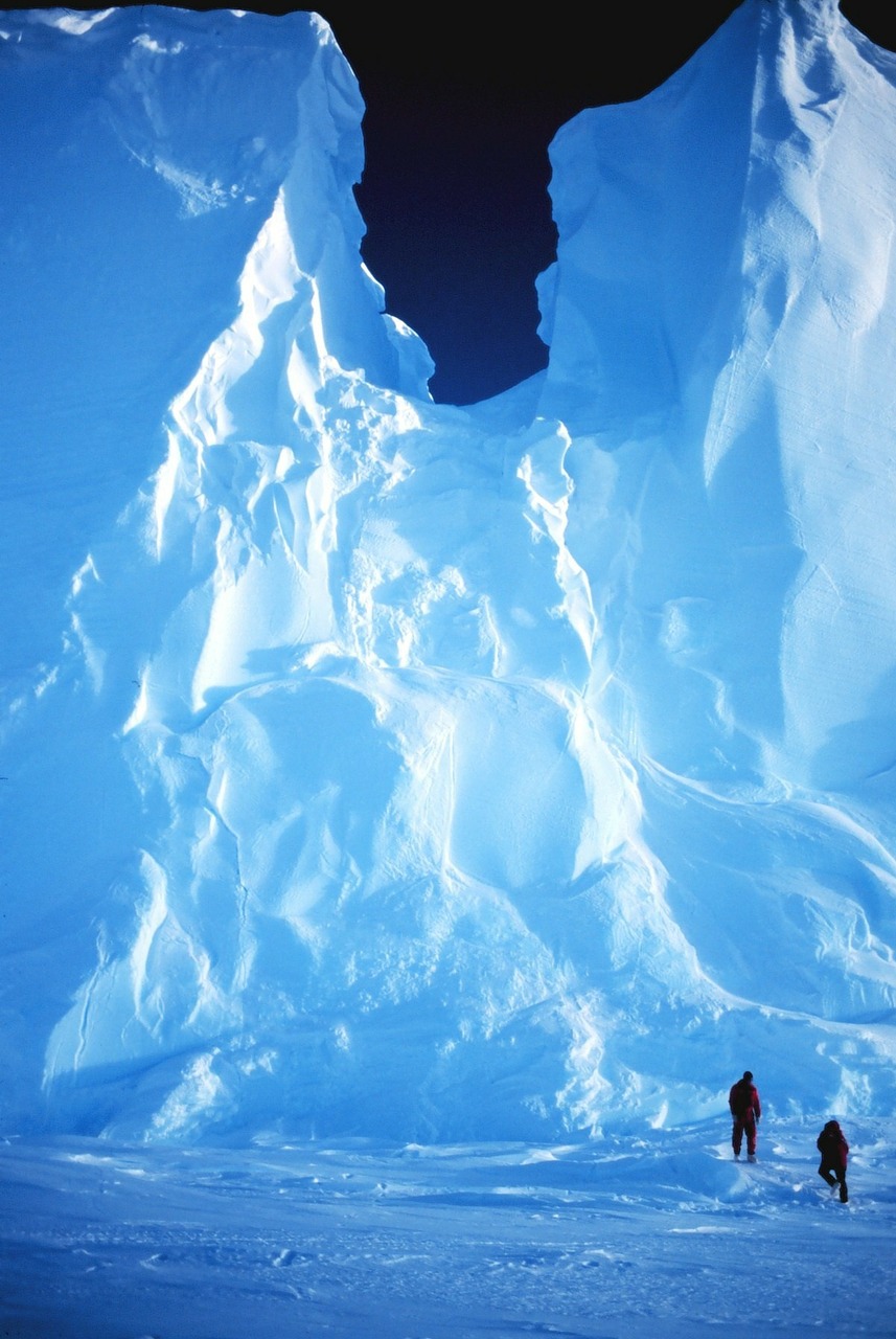 antarctica snow ice free photo