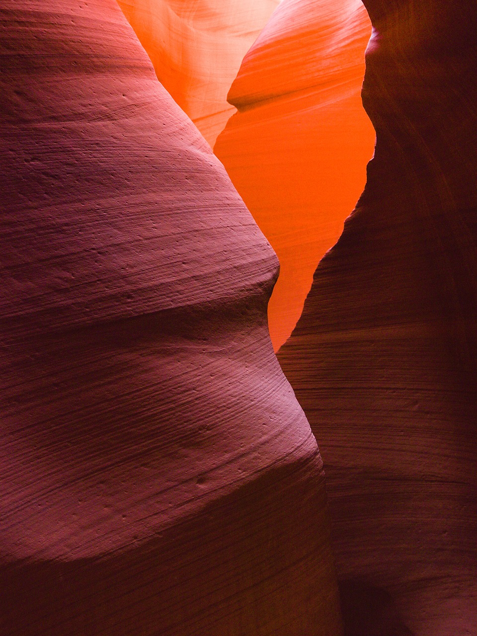 antelope canyon slot canyon rock free photo