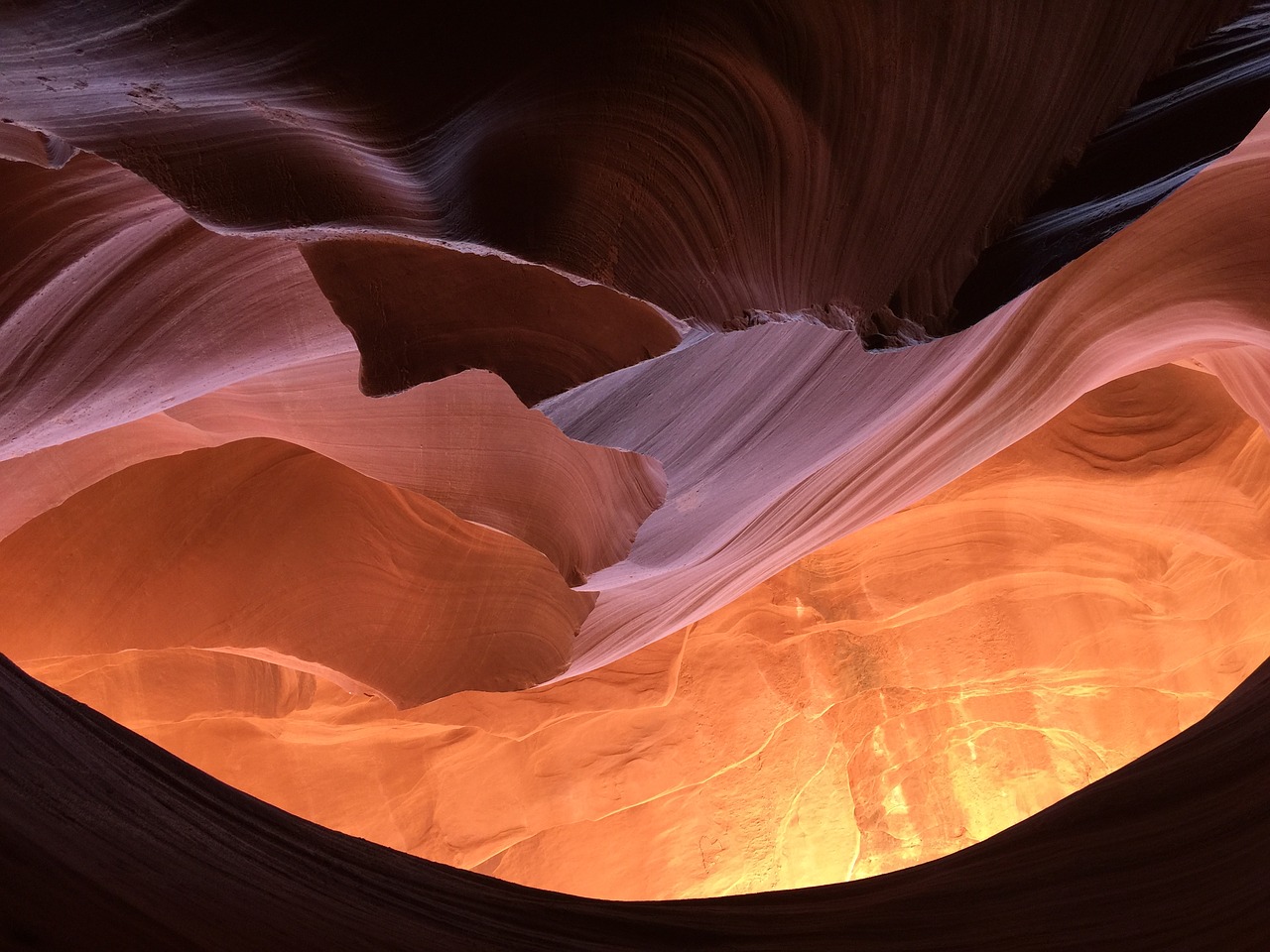 antelope canyon  usa  canyon free photo