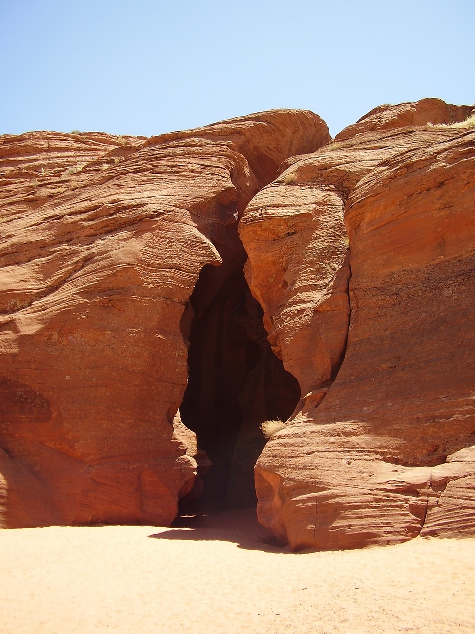antelope canyon sandstone rock formations free photo