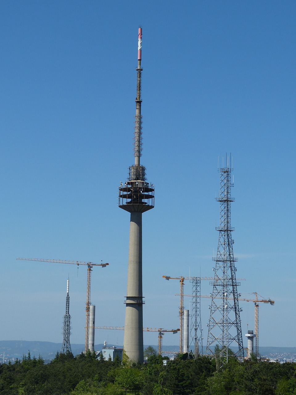 antenna tower mobile phone free photo