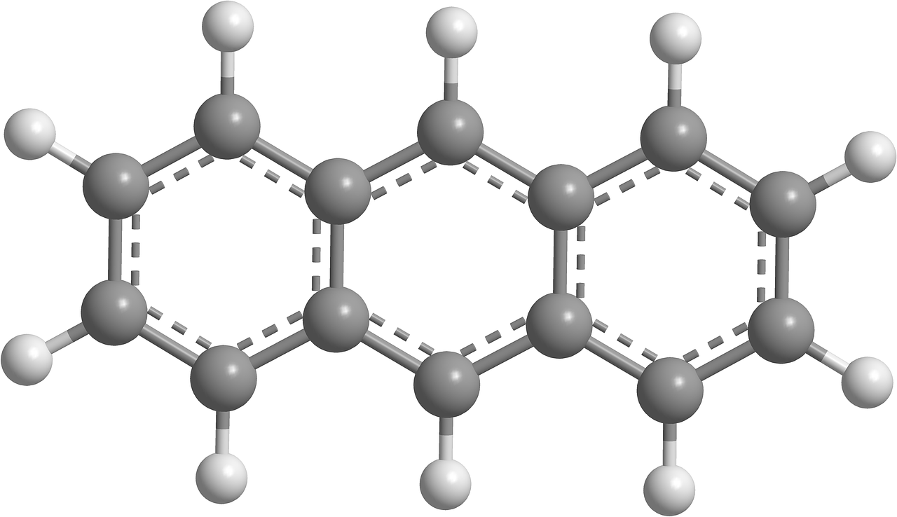 anthracene molecules chemistry free photo