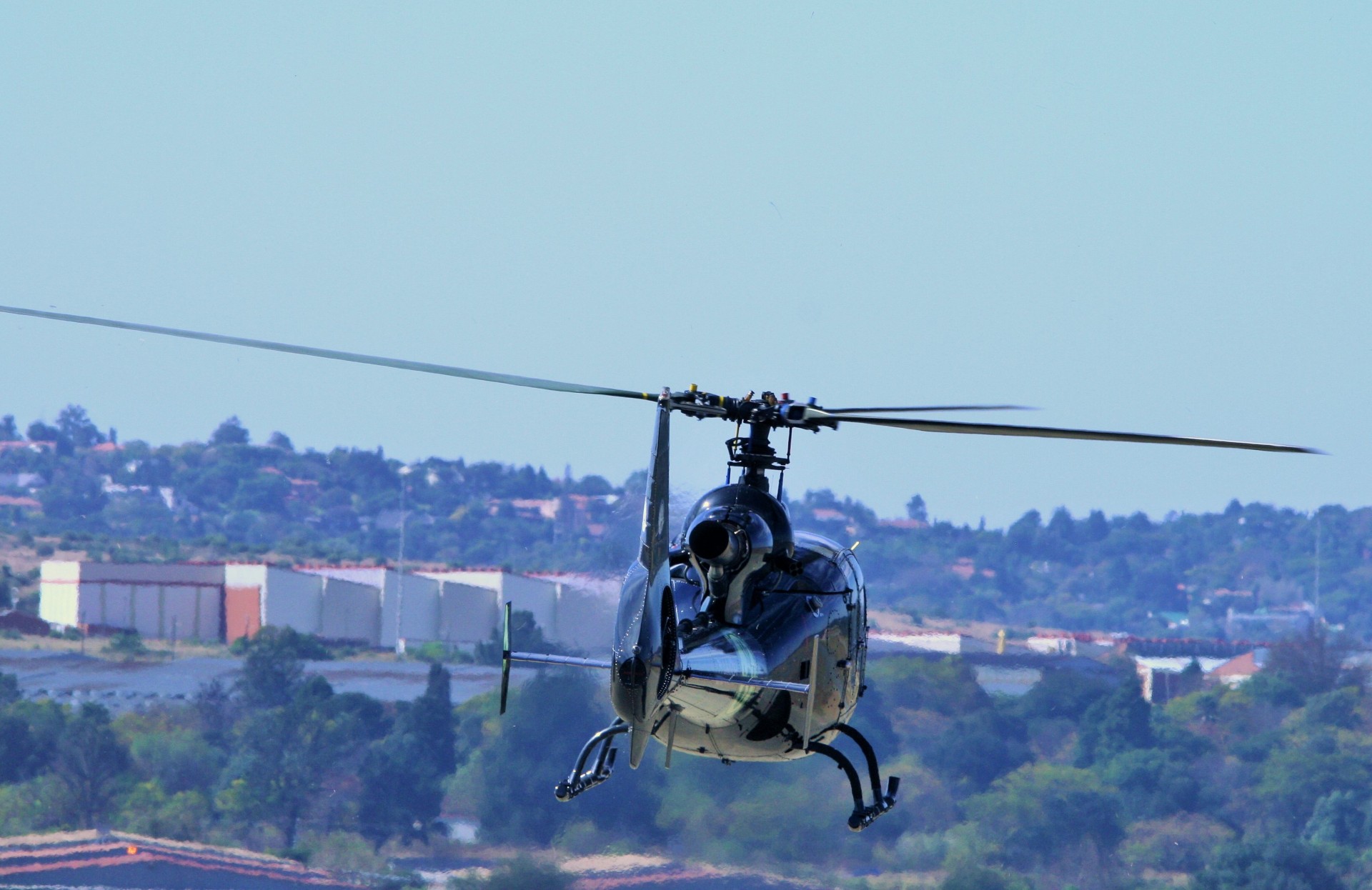 helicopter black rotor free photo