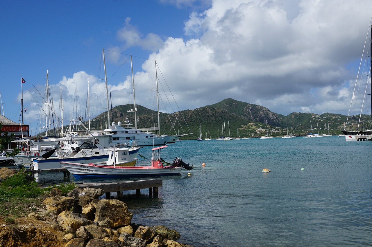 antigua caribbean sea free photo