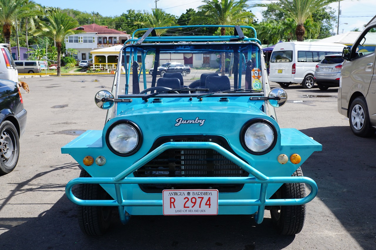 antigua caribbean auto free photo