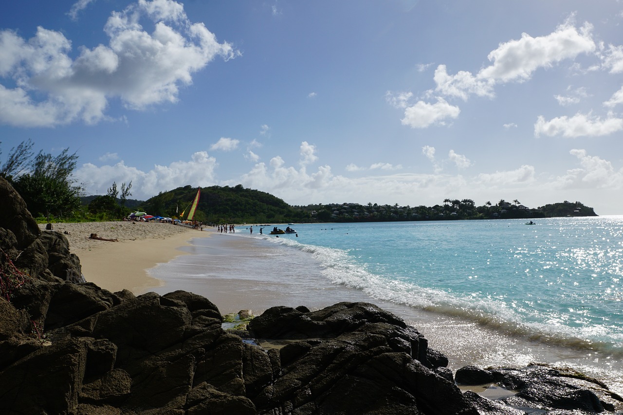 antigua caribbean sea free photo