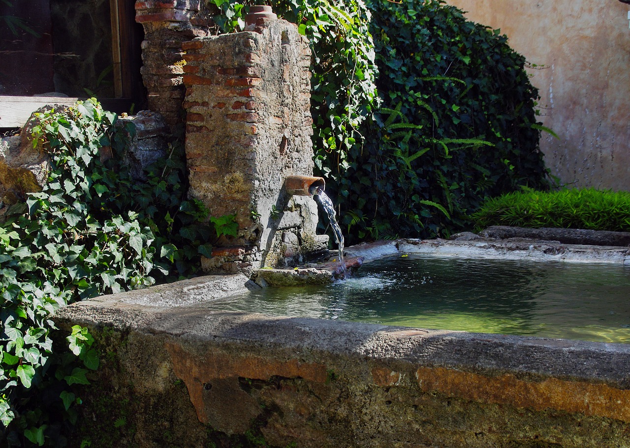 antigua guatemala fountain free photo