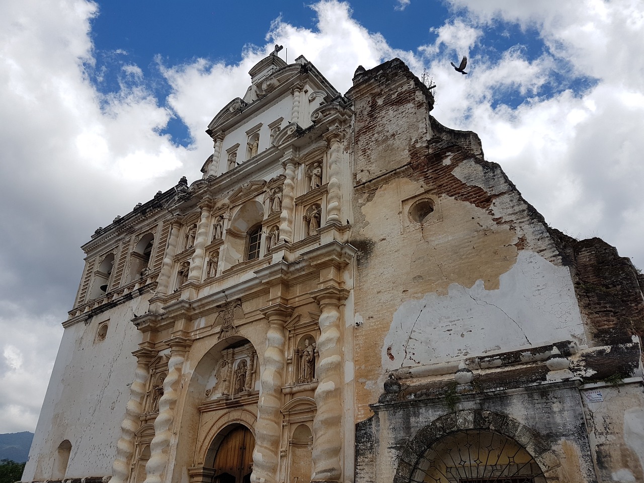 antigua guatemala churches guatemala free photo