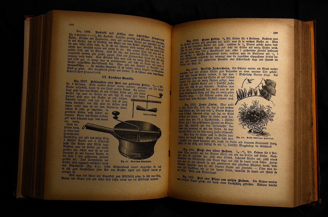 antiquariat old cookbook antiquarian cookbook free photo