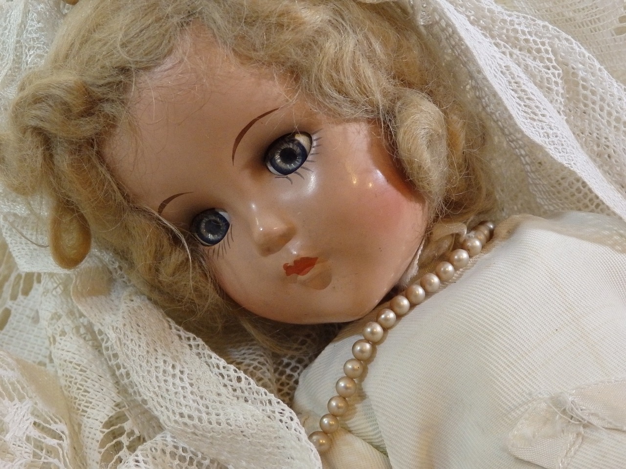 antique doll creepy free photo
