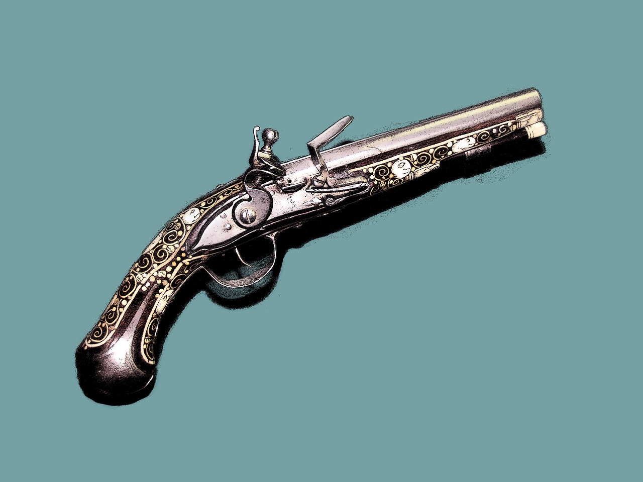 antique pistol antique firearm free photo