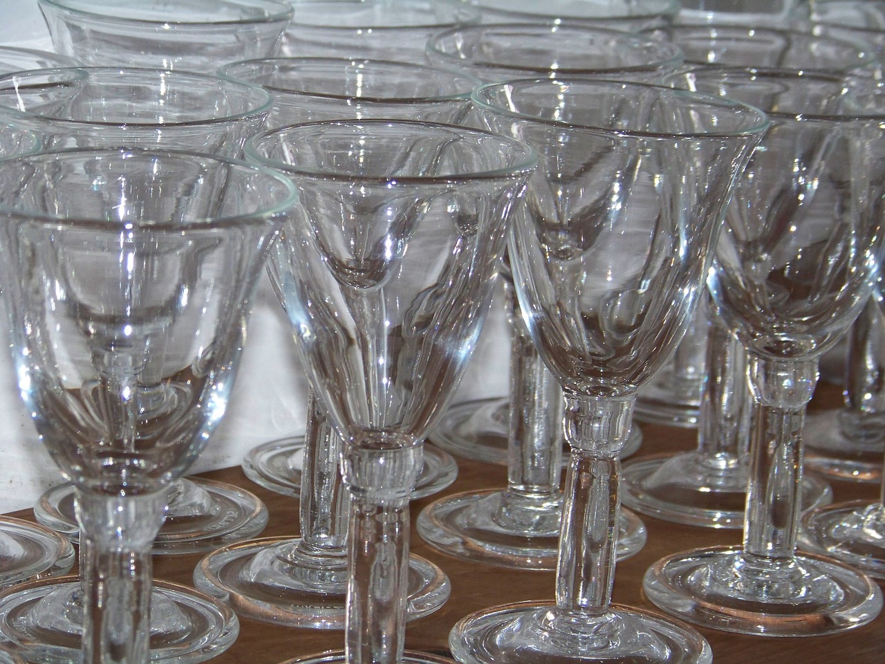 antique glasses goblets free photo