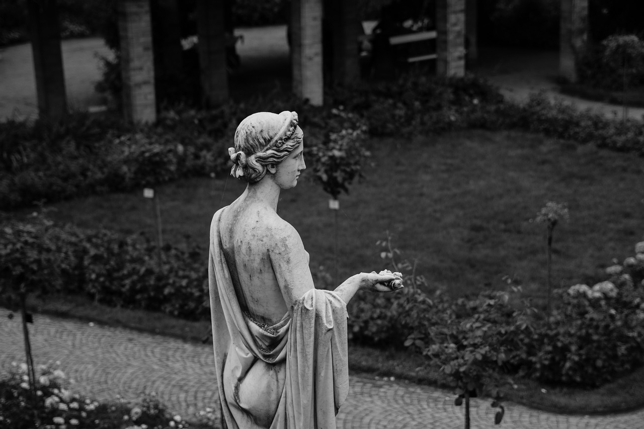 antique statue mainau free photo