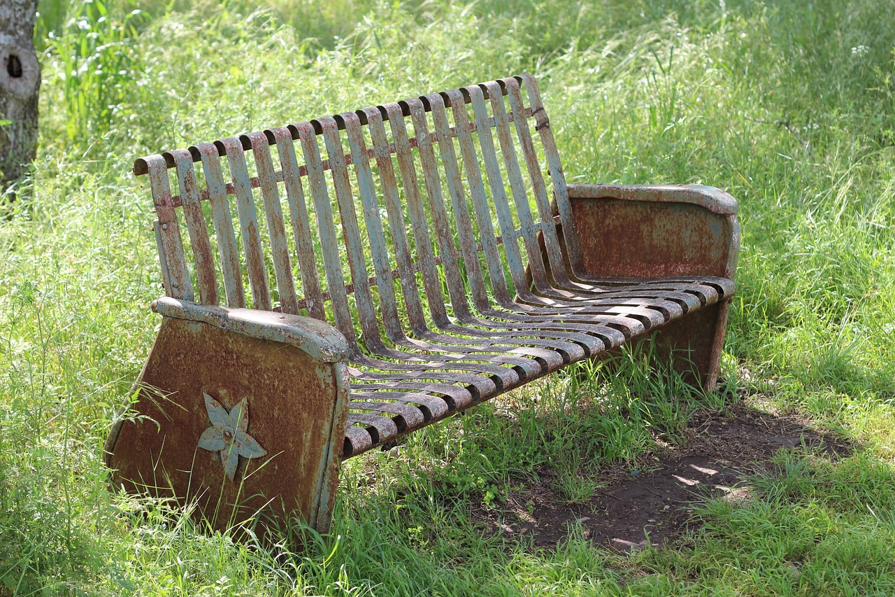 antique bench bench park bench free photo