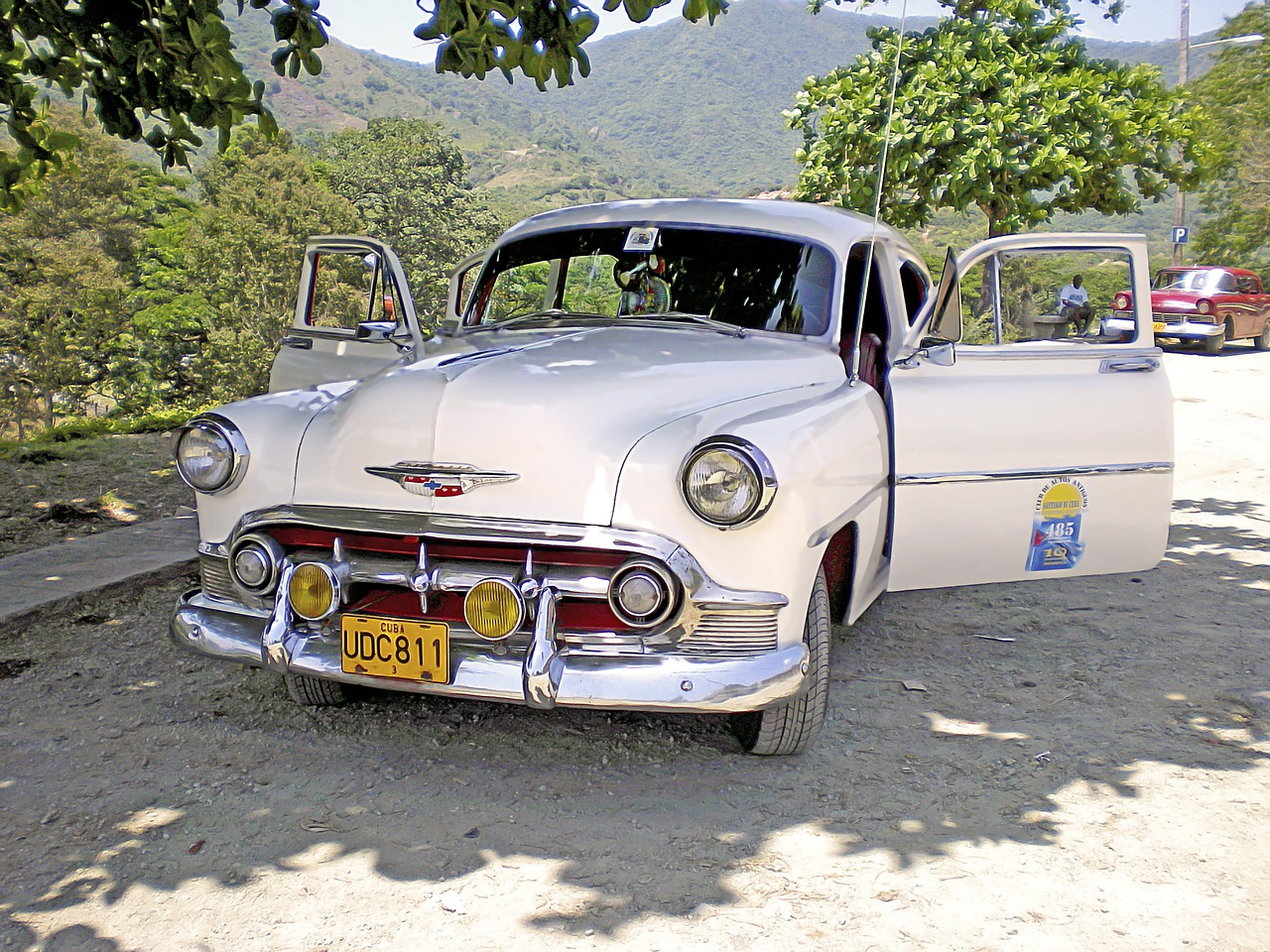 antique car cuba vehicle free photo