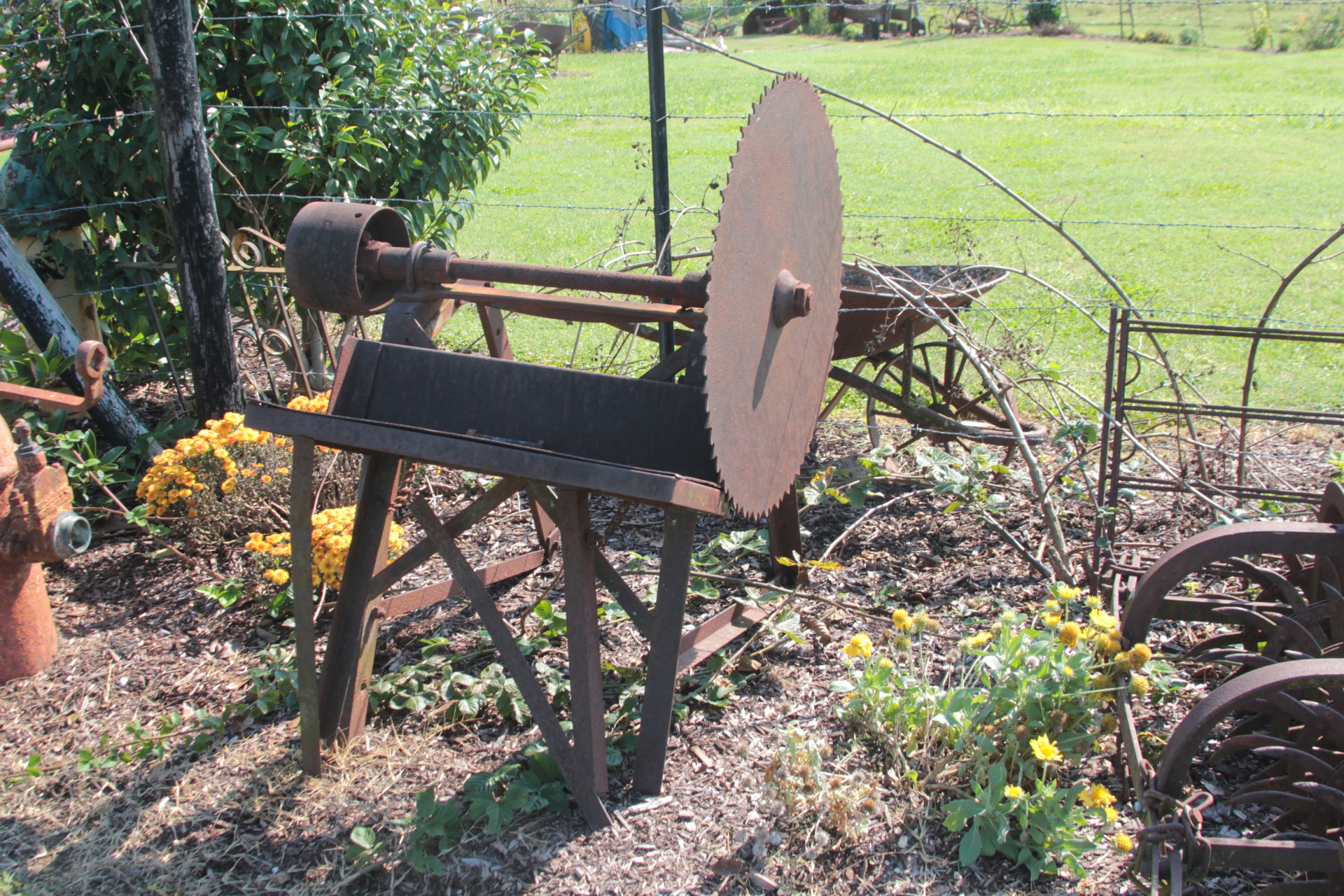 antique farm equipment free photo