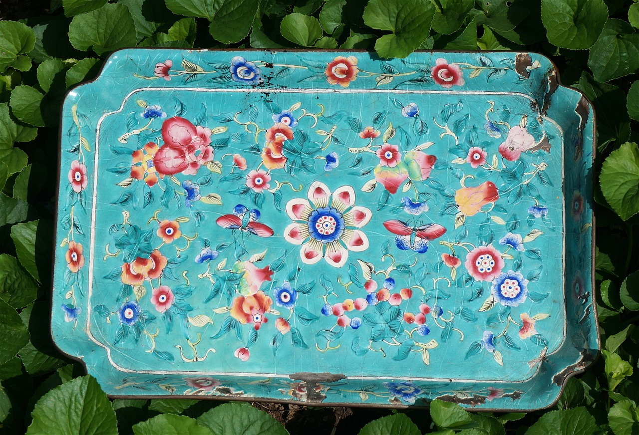 antique tray tray antique free photo