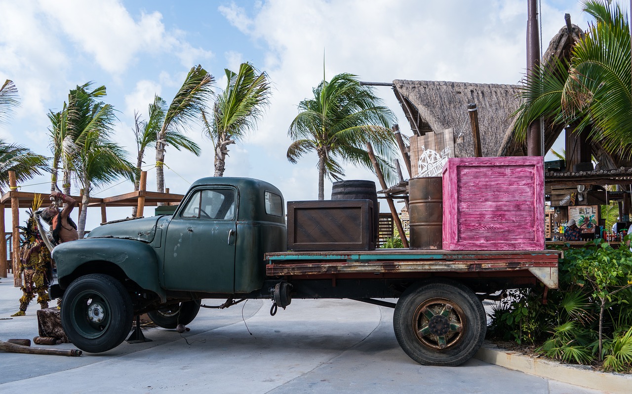 antique truck  vehicle  car free photo