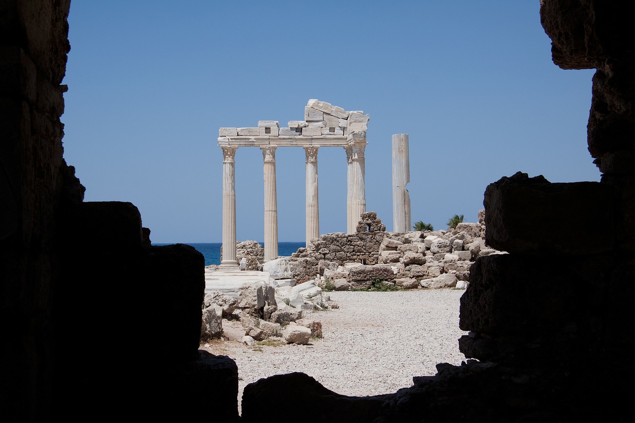 antiquity temple ruin free photo