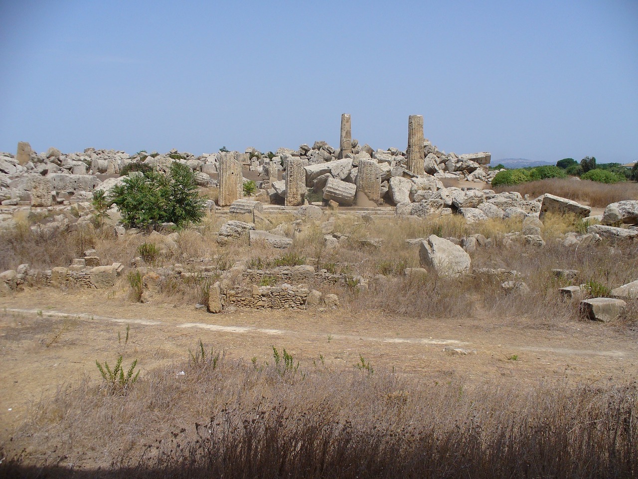 antiquity ruins temple free photo