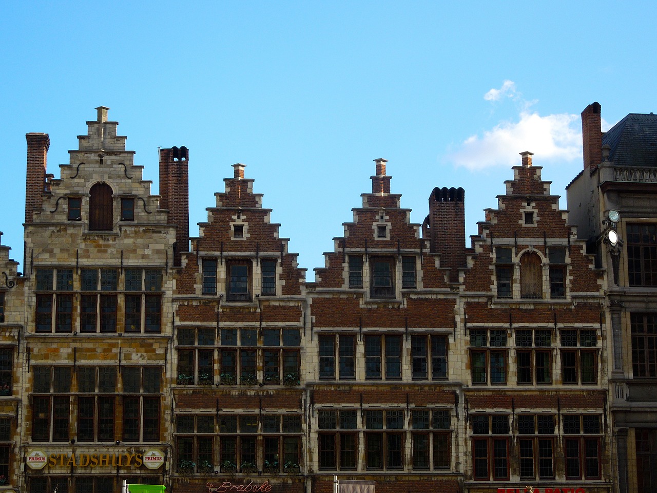 antwerp belgium facades free photo