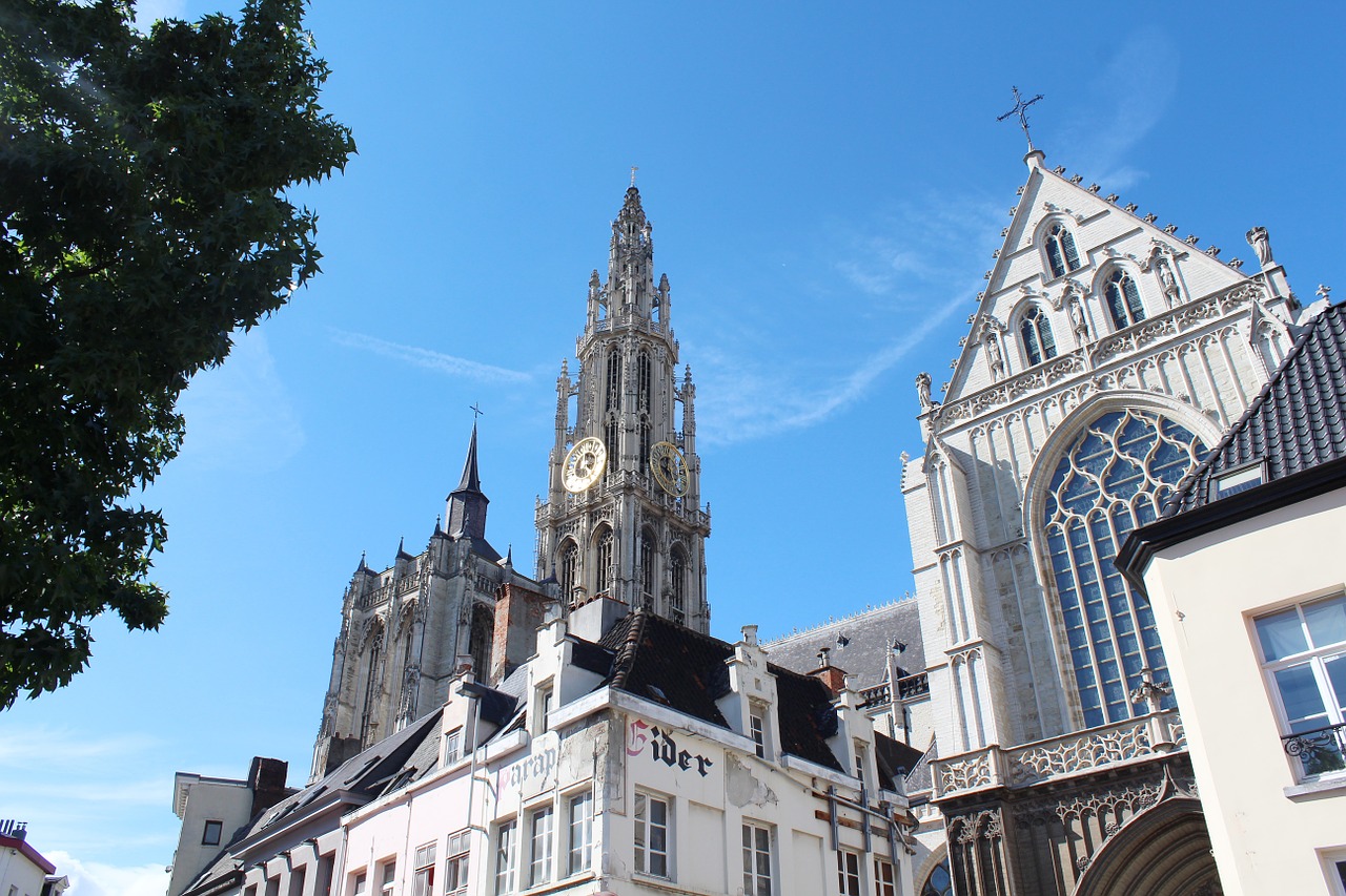 antwerp belgium architecture free photo