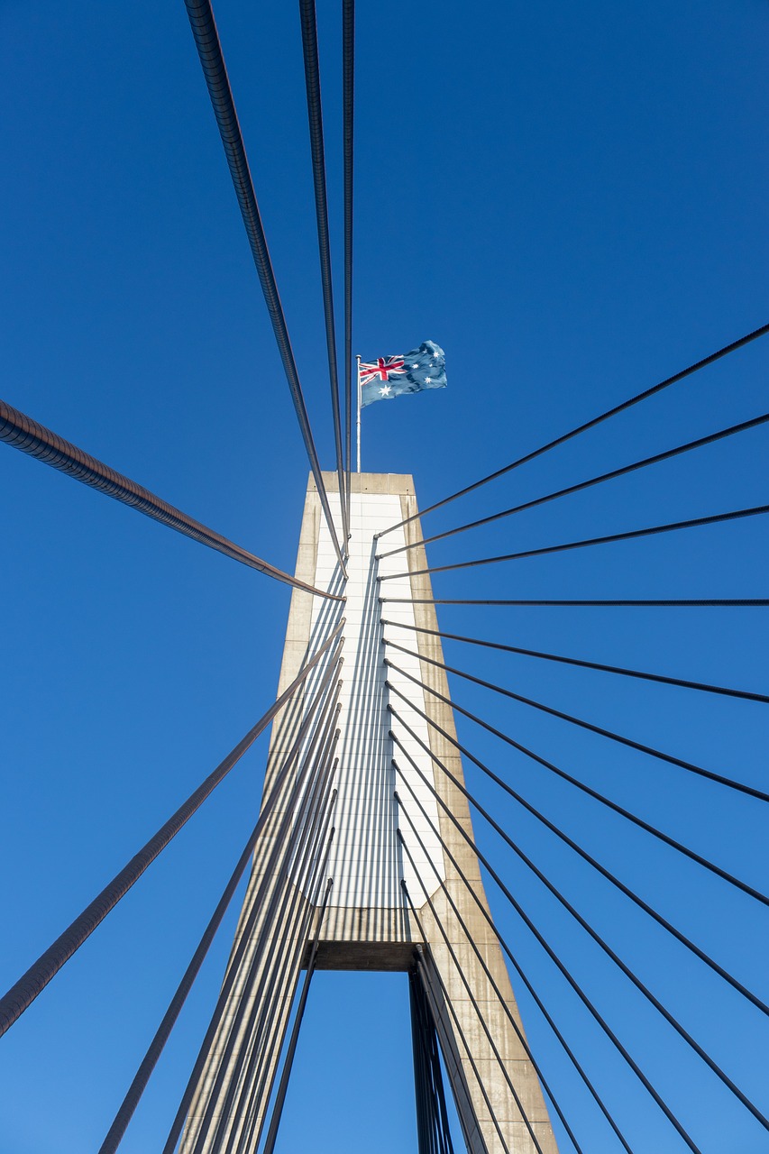anzac  bridge  sydney free photo