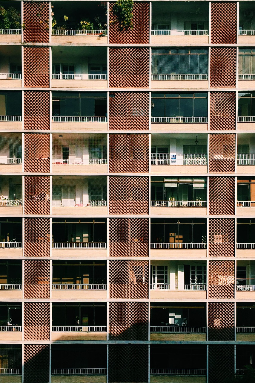 apartment architecture balconies free photo