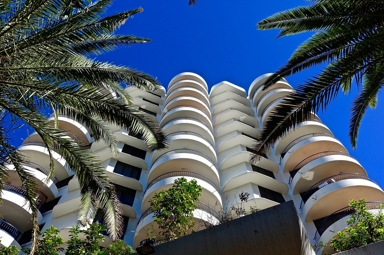 apartments high-rise balconies free photo